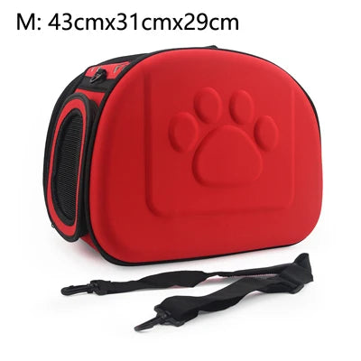 Travel Pet Bag Cat Flower Carriers Bags Breathable Pink Folding Small Dog Outdoor Shoulder Bag Folding Cats Carrying - Play Paws Toys