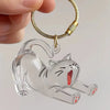 Dog Cat Hair Storage Pendant Keychain Box Couple Car Key Chains Jewelry Souvenir Pet Lover Keepsake Memorial Keychain Gift Decor