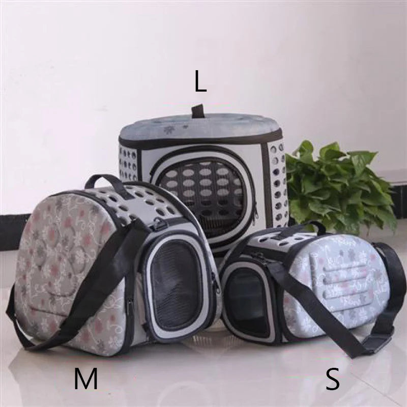 Cat Puppy Carrier Backpack Fashion Breathable 4 Colors Pet Single Shoulder Bags for Cats Small Dogs Outdoor Traveling Supplies - Play Paws Toys