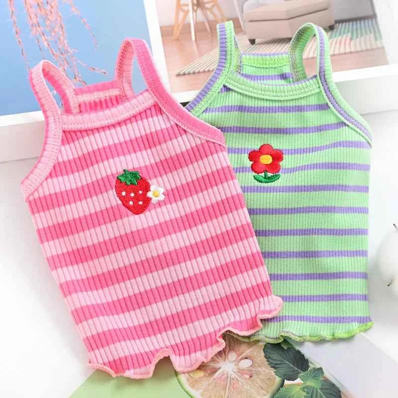 Small Dog Dresses Princess Clothes for Puppy Vest Floral Costume for Medium Pet Pomeranian Chihuahua Ropa Perro Skirt