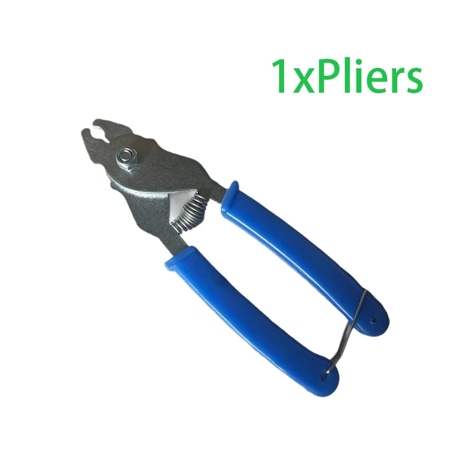 Hog Ring Pliers With 600Pcs Hog Rings M Nails Poultry Chicken Mesh Cage Wire Installation Tools Fences Netting Tags Traps Cage