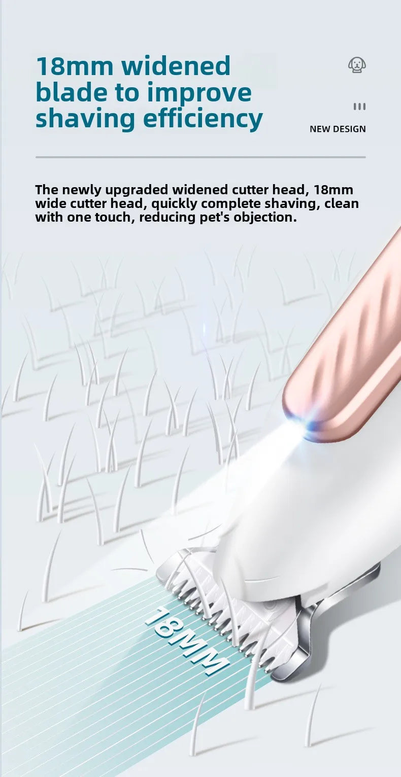 Smart Waterproof Pet Hair Shaver Dog Foot Shaver Cat Hair Removal Electric Clipper Local Trimmer Animal Hair Trimmer