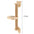 Wall-mounted Cat Climbing Frame 50cm Cat Climbing Ladder  Hammock  Activity Sisal Cat Grab Post Cat Pedal Indoor Cat House - Play Paws Toys