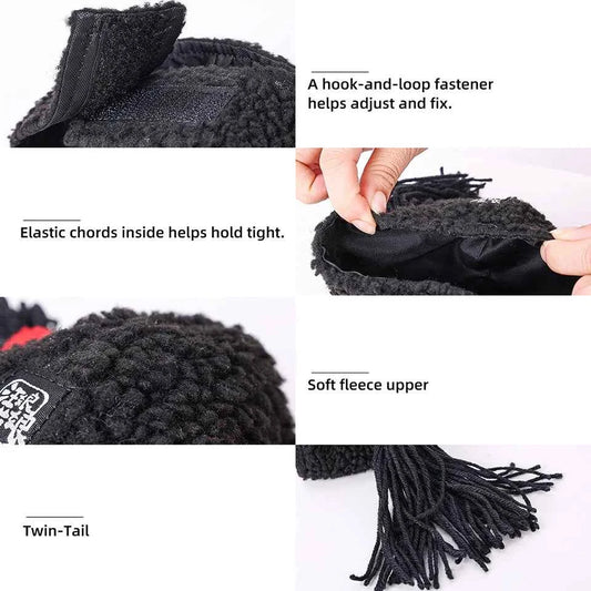 Dogs Cats Hair Hat Funny Pet Wigs Cosplay Props Costumes Head Accessories for Halloowen Christmas Gift