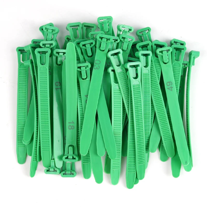 50/100Pcs Chicken Foot Ring Adjustable Cable Tie farm Animals Poultry Breeding Label Turkey Mark Foot Ring Identity Recognition