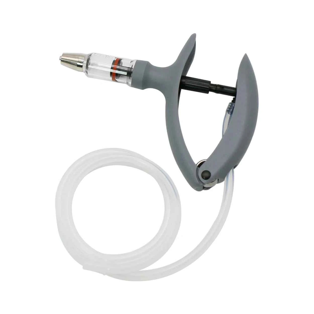 1 Pc 2ml / 5ml Animal Continuous Syringe Veterinary Injection Catheter Chicken Feeding Vaccine Device Free Needle Farm Tool