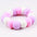 50pcs Elastic Plush Pom Ball Pet Collar Rainbow Flower Hair Decoration Dog Bowtie Necklace Pet Cat Bow Dog Grooming Accessories