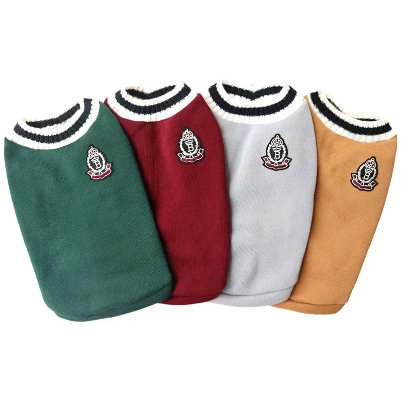Autumn Winter Pet Cat Dog Sweater Warm Coat For Small Medium Large Dogs Kitten Pullover Puppy Vest Warm Pet Clothes Cat Costume - Play Paws Toys