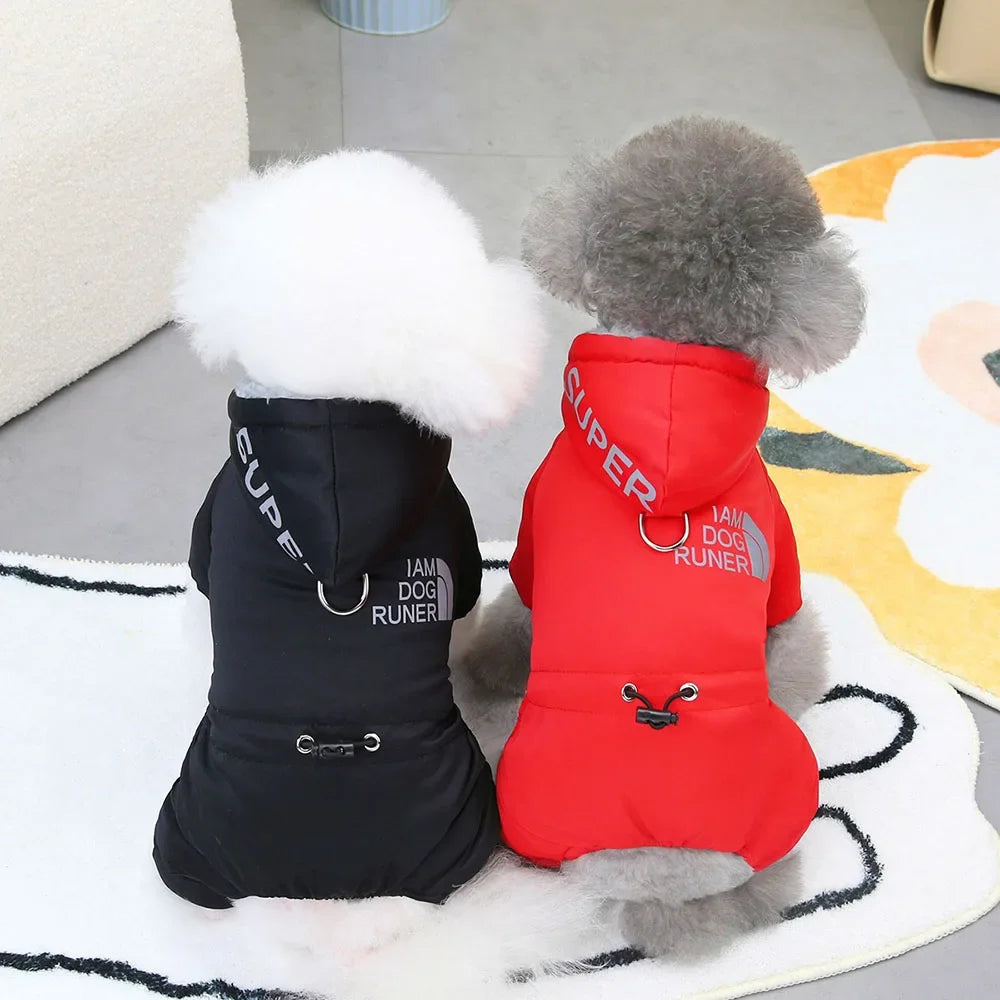Waterproof Small Dogs Coats for Puppy Windproof Warm Full Body Coat for Doggies Pet Cat Puppy Winter Clothes Outdoor Snow Jacket