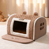 winter Dog Kennel Warm Dog House Mat Detachable Washable Dogs Bed Nest Deep Sleep Tent for Medium Large Dogs House dog Supplies