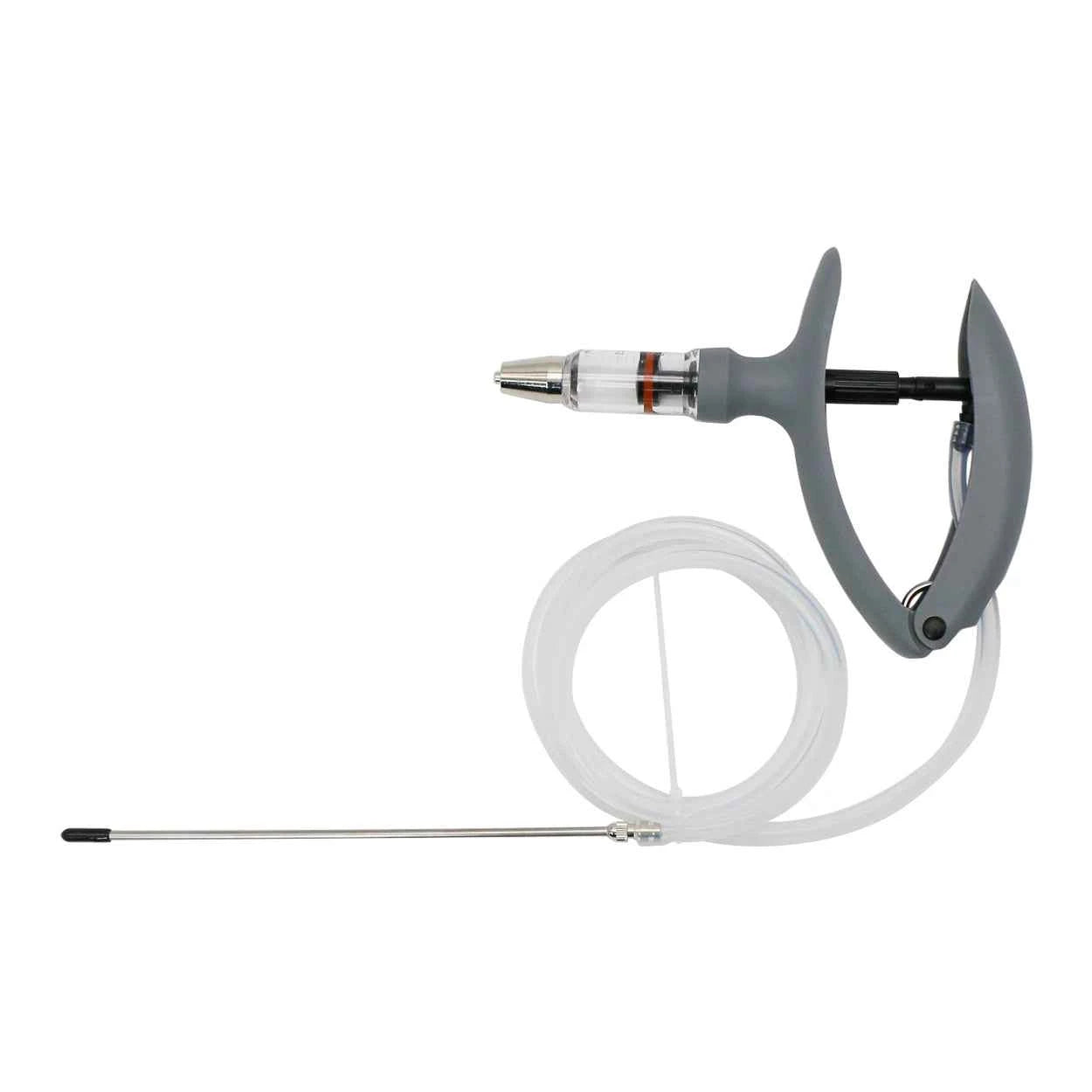 1 Pc 2ml / 5ml Animal Continuous Syringe Veterinary Injection Catheter Chicken Feeding Vaccine Device Free Needle Farm Tool