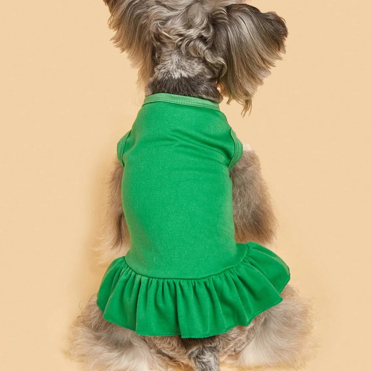 Dog Dresses Cat Skirt Solid Color Dog Clothes Summer Sleeveless Puppy Girl Clothes for Small Pet Dogs Cats
