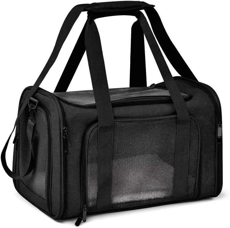 1PC Cat, Dog Carrier for Small Medium Cats Puppies up to 15 Lbs, Collapsible Travel Puppy Carrier