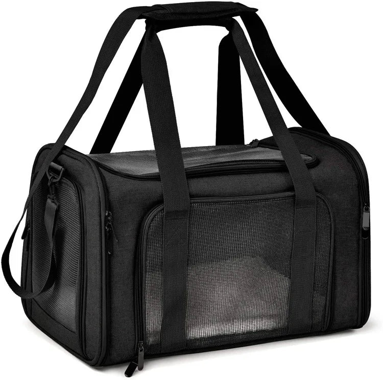 1PC Cat, Dog Carrier for Small Medium Cats Puppies up to 15 Lbs, Collapsible Travel Puppy Carrier - Play Paws Toys