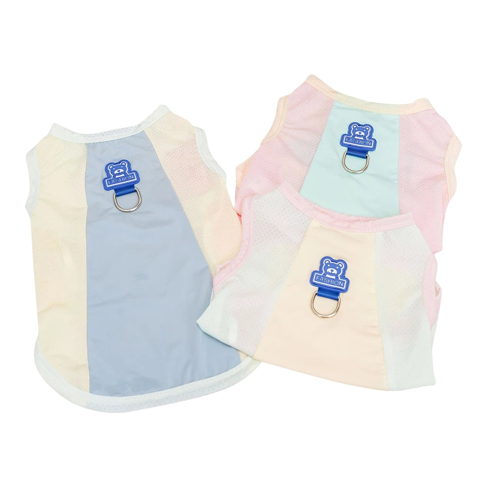 Cooling Dog Cat Vest Summer - Breathable Mesh UV Protection Sleeveless Shirt, Ice Silk Pet Cooling Jacket for Hot Weather