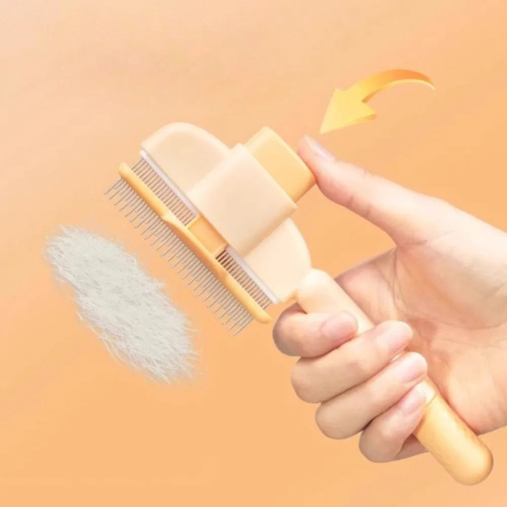 Pet Cat Comb Cat Dog Hair Remover Brush Cat Hair Grooming And Care Comb For Long Hair Dog Pet Brush Hair Removal Cleaning Tool