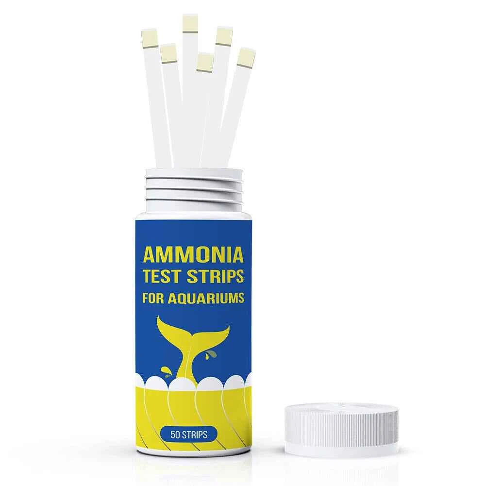 Ammonia Nitrogen Quick Water Quality Test Strips Aquarium Quick Water Quality Test Strips Paper Kit Ammonia Nitrogen Tool