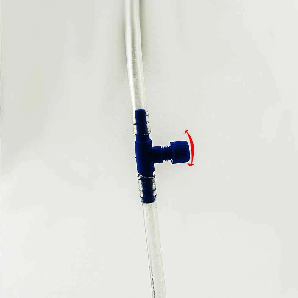 5/10pcs Fish Tank Air Line Flow Control Regulator Valve Aquarium Air Regulating Valve Switch Oxygen Pipe Tee Joint For 4mm Airli