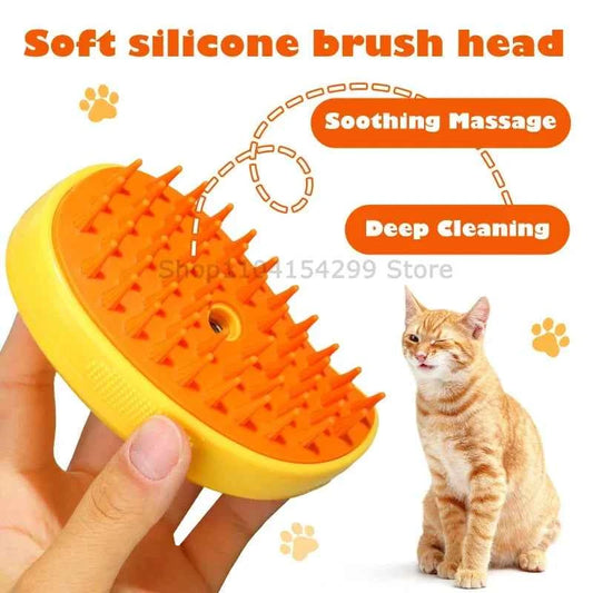 3 in 1 Pet Brush Cat Steam Brush Comb Dog Brush Electric Spray Cat Hair Brushes Massage Pet Grooming Hair Removal Combs
