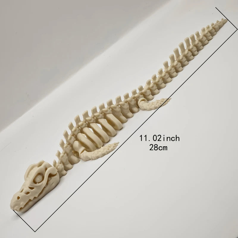 Aquatic Landscape Simulation Skull Dinosaur Skeleton Aquarium Decoration dinosaur Skeleton Resin Reptile Fish tank Decor 20/28cm