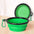 New 2 in 1 Collapsible Dog Travel Bowl Double Bowls Folding Food Water Bowl Portable Hangable Dog Feeder for Outdoor Dog Product