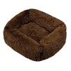 Luxury Dog Bed Square Dog Beds Long Plush Dog Mat Beds for Small Medium Large Dogs Supplies Pet Dog Calming Bed Washable Kennel