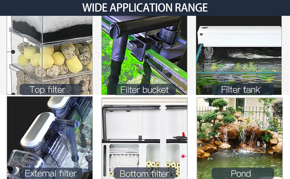 Aquarium 8D Sponge Fish Pond Tank Filter Cotton Pad 8 Layers Cleaning Purifier Water Purification Accessories without Glue