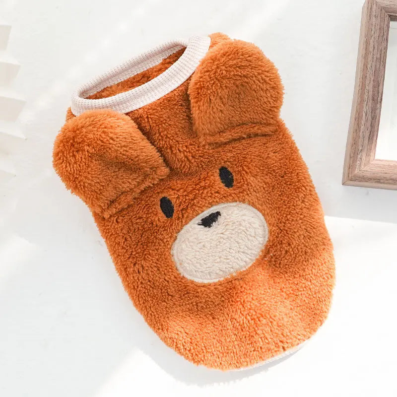 Pet Clothes Winter Warm Coats Vest Soft Fleece For Small Dogs Cats Girl Boys Chihuahua Yorkies Cute Transformation Outfit Xxs-XL - Play Paws Toys