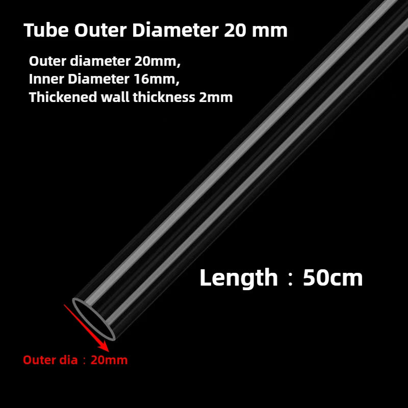 Transparent Fish Tank Water Pipe Acrylic Tube Fittings Elbow Joint Duck Bill Water Outlet Aquarium Accessries Rain Shower Outlet