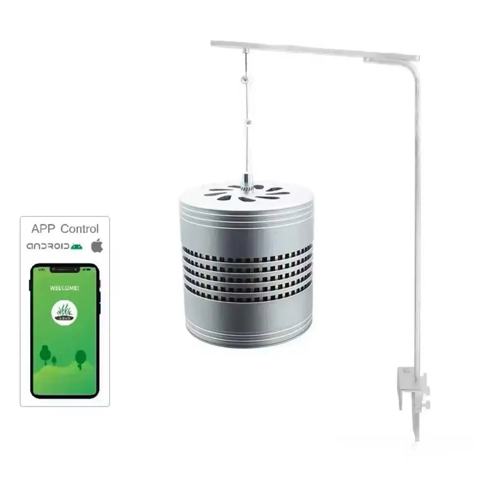 WEEK AQUA T90 PRO APP RGB-UV 90W Fish Tank Bracket Downlight Dimming Timing Aquarium LED Aquatic Light reef led light with app