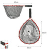 Portable Sea Fishing Long Hand Net Dip Net Folding Lure Nets Pocket Ultra Light for Big Fish Casting Fishing Silicone Mesh Tools