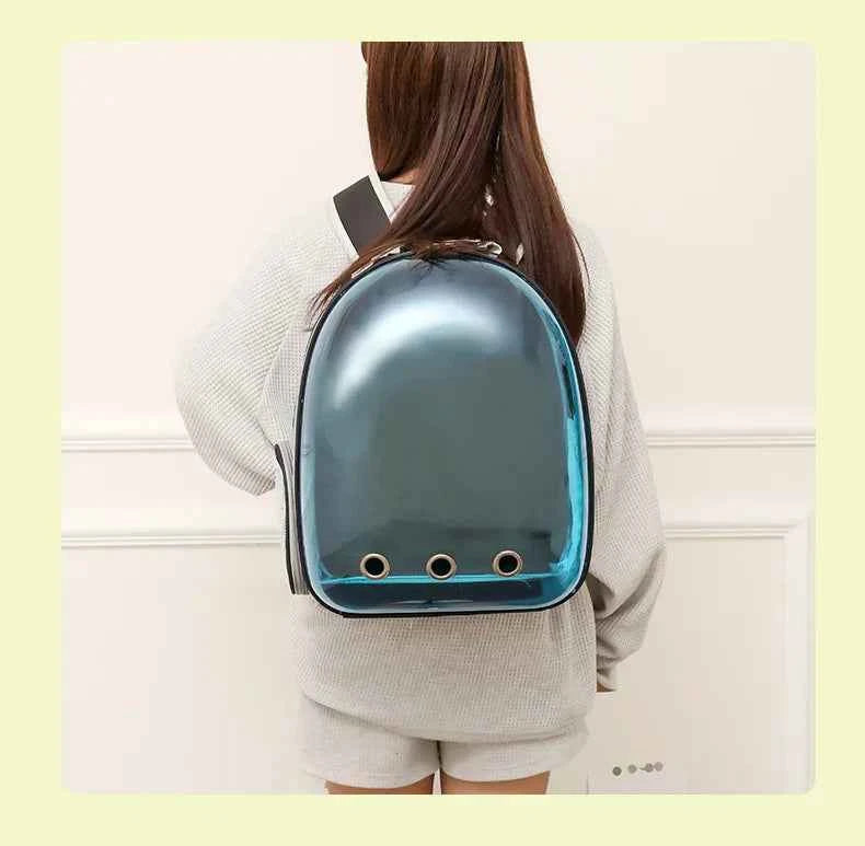 2025 New Space Capsule Transparent Cat Bag Breathable Shoulder Pet Bag Portable Cat Bag Pet Supplies Pet Backpack