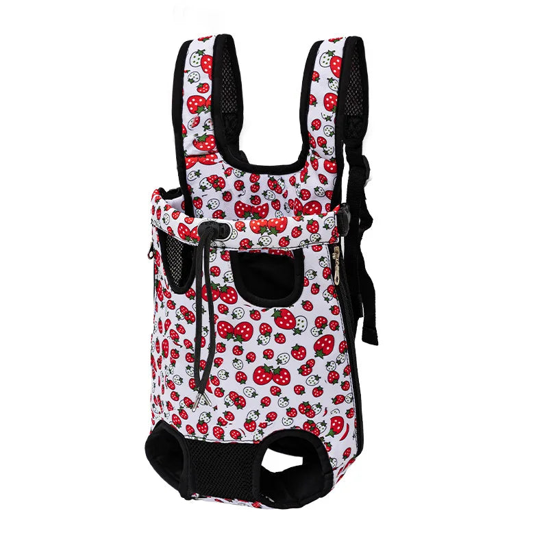 Adjustable Cat Carrier Bag Pet Double Shoulder Backpack Portable Bag Outdoor Travel Camping Hiking Cat Bag Dog Bag - Play Paws Toys