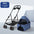 3 in 1 Folding Pet Stroller Detachable Carrier Easy Lock Canopy 30lbs for Medium Dogs Small Dogs Cats