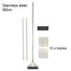 Aquarium Algae Remover Aluminum Alloy Stainless Steel Scraper Blade Fish Tank Glass Water Plant Grass Cleaning Tools Accessories