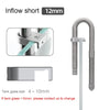 AQUAPRO Mini Skimmer Stainless Steel Inlet Outlet Pipes Inflow Outflow Shrimp Water Filter Aquarium Fish Tanks Accessories