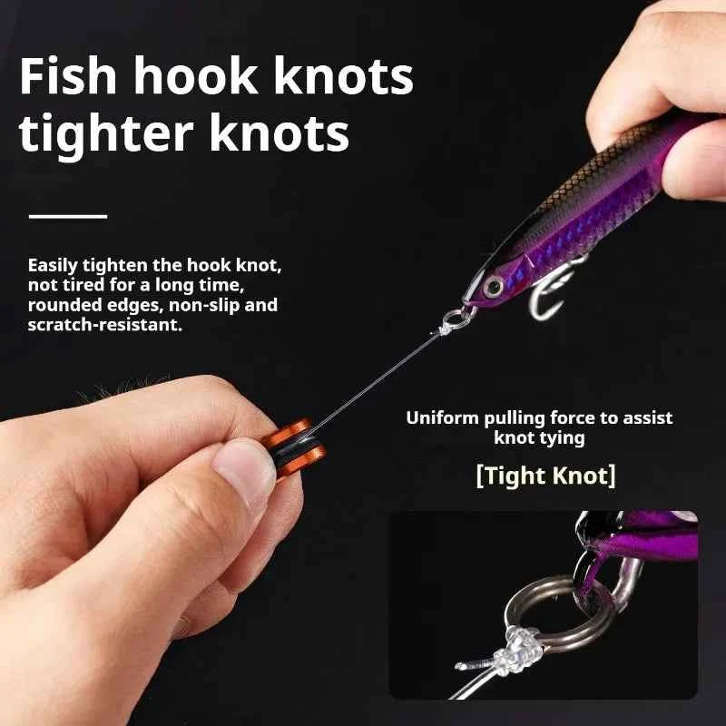Aluminum Alloy Ring Wire Pulling Ring Wire Puller Bottom Hanging Wire Puller Anti Slip Fishing Wire Puller Portable