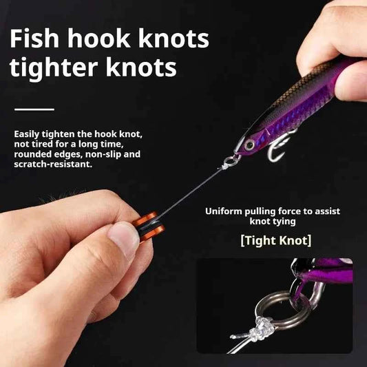 Aluminum Alloy Ring Wire Pulling Ring Wire Puller Bottom Hanging Wire Puller Anti Slip Fishing Wire Puller Portable