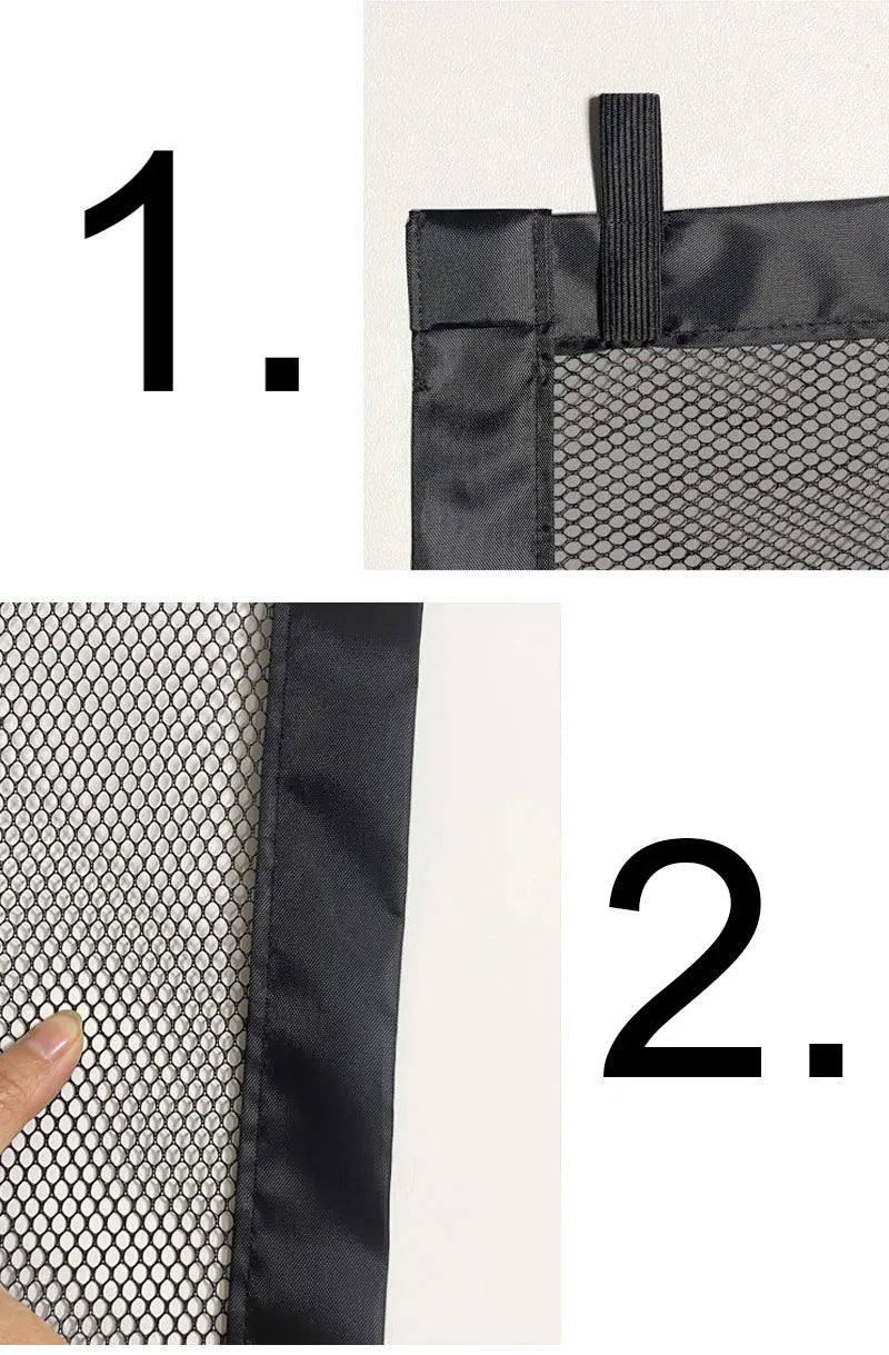 Pet Barrier Fences Portable Folding Breathable Mesh Cat and Dog Safety Fences Pet Supplies to Ensure Pet Safety - Play Paws Toys