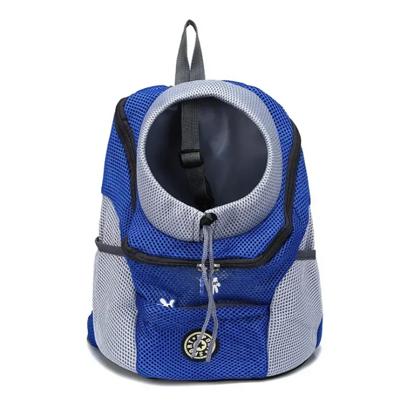 New Dog Pet Backpack Carrier Travel Bag Front Pack Breathable Adjustable with Safety Reflective Strips for Hiking Outdoor Cats
