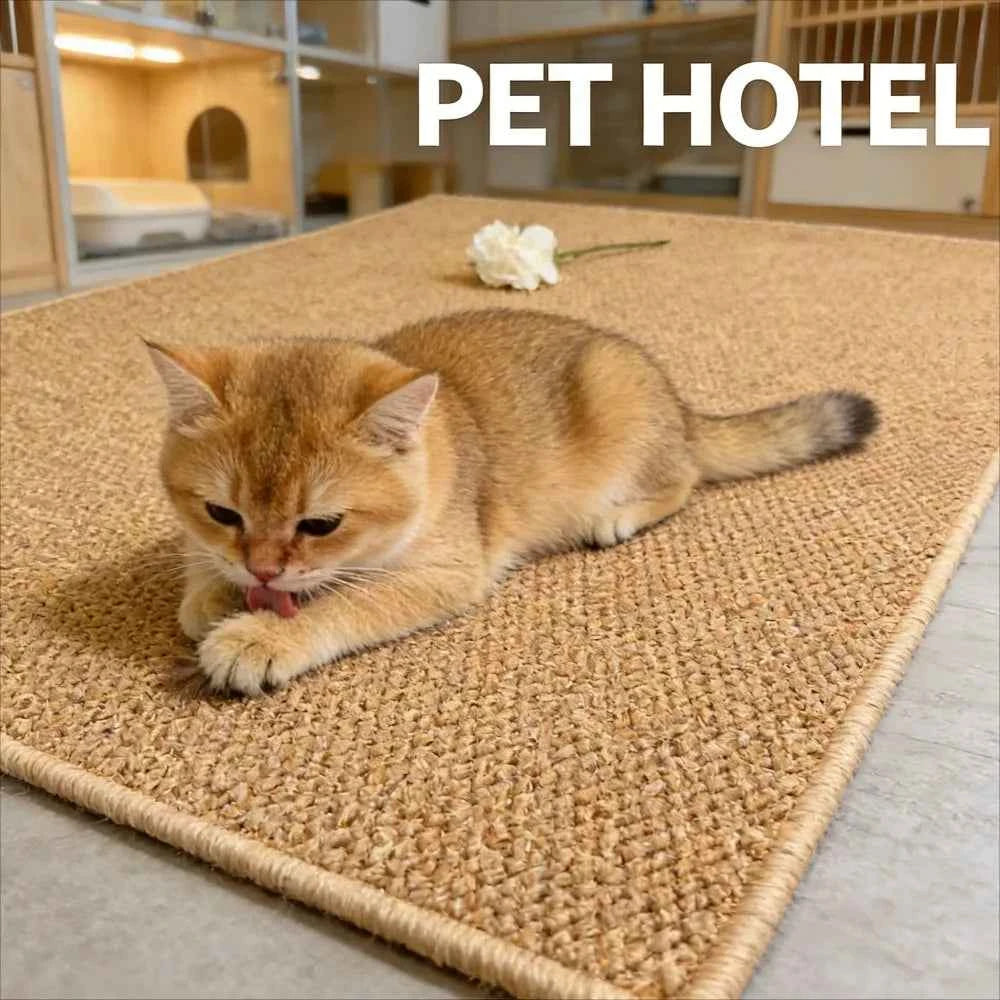 2026 1pc Cat Scratching Mat Sisal Like Wear Resistant Non Slip Stable For All Seasons Grinding Claw cat scratch