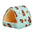 Cute Cartoon Rabbit Squirrel Mini Cage Guinea Pig Nest Small Animal Mice Rat Pet Sleeping Bed Hamster House Winter Warm Soft Mat