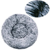 Round Large Dog Bed Winter Warm Plush Dog Bed for Medium Dog House Sleeping Dog Kennel Removable Small Cat Sofa Accessories