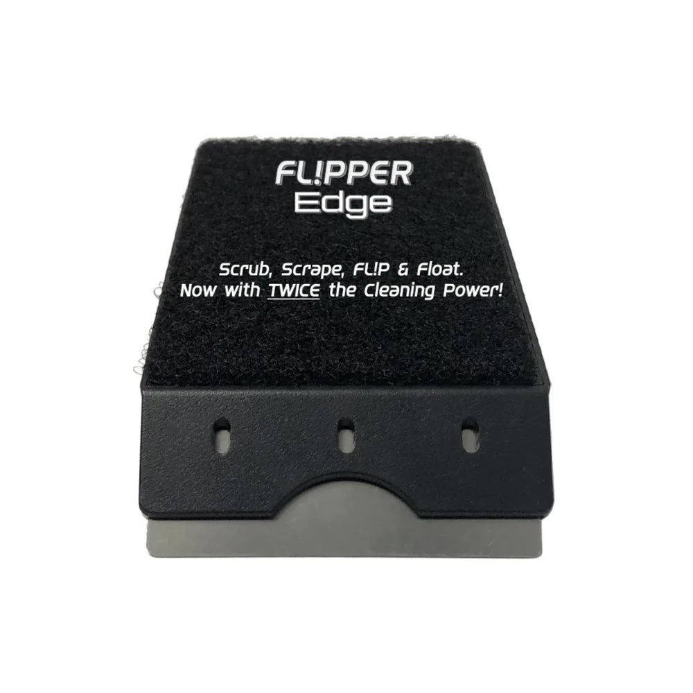 Flipper Edge Standard Max 2 in 1 Floating Magnetic Glass Acrylic Fish Tank Aquarium Algae Cleaner with Dual Blades