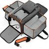 Cat Bag Foldable Large Capacity Cat Outdoor Car Expansion Portable Pet Handbag Breathable Diagonal Cross Bag for Cats and Dogs - Play Paws Toys