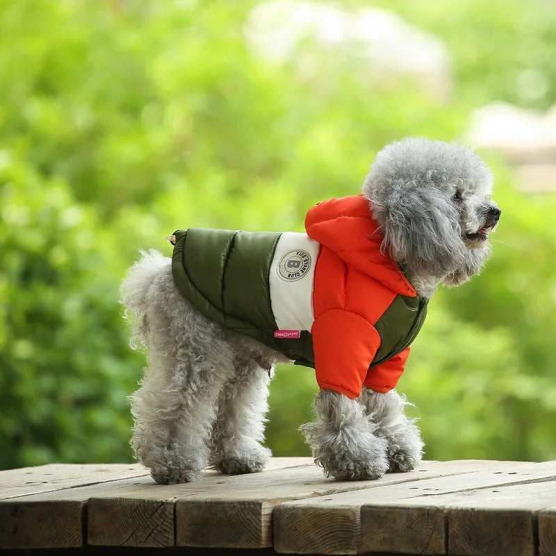 Dog Jacket Waterproof Luxury Dog Clothes Pet Down Cotton Vest Chihuahua French Bulldog Winter Dog Coat Puppy Warm Dog Costume
