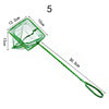 Portable Fish Net Long Handle Square Aquarium Accessories Fishbowl Landing Net Fishing Net Outdoors Crab Traps Fishing Tools