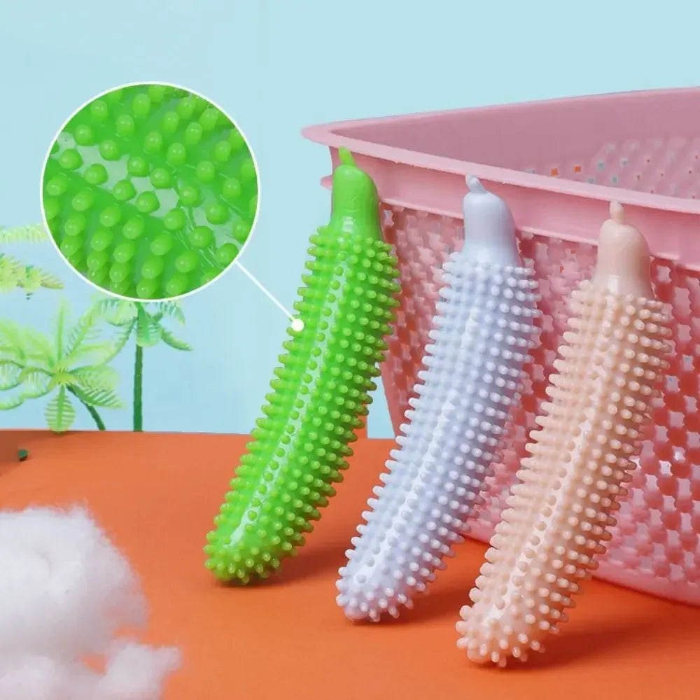Bite Resistant Cucumber Shape Dog Chew Toy TPE Pet Molar Stick Teeth Grinding Cleaning Accessory