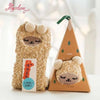 2021 New coral fleece gift box socks winter thick cartoon embroidery landing Christma socks Santa Claus warm socks