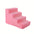 4-Step Pet Stairs for Small & Medium Dogs - Non-Slip Foam Ramp with Removable Cover, Ergonomic Pet Ladder for High Beds